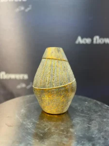 گلدان رزین سنتی طراحی کمر تپل 