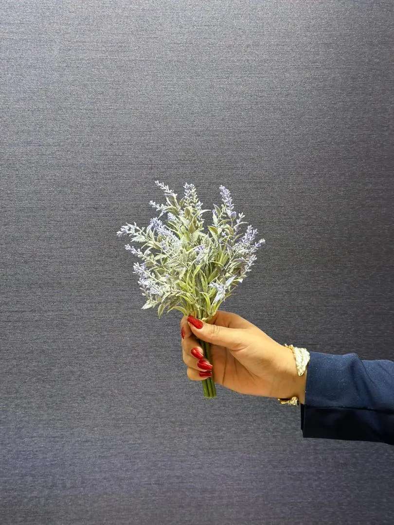 دسته اسطوخودوس مصنوعی کوچک بنفش کد 1188