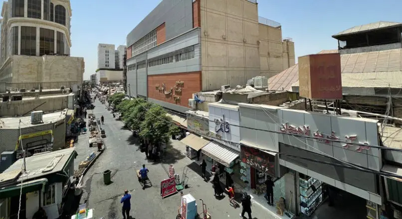 شوش خیابان صابونیان بازرا گل فروش ها